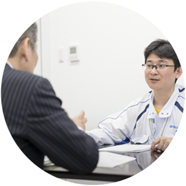 優秀なスキルを持つ専任担当者が、柔軟かつ誠実に対応いたします。